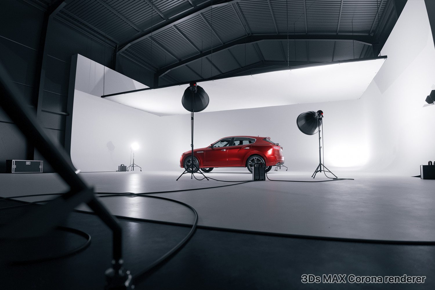 Car rendering studio