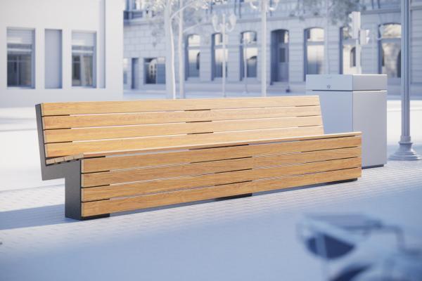 Wood street bench