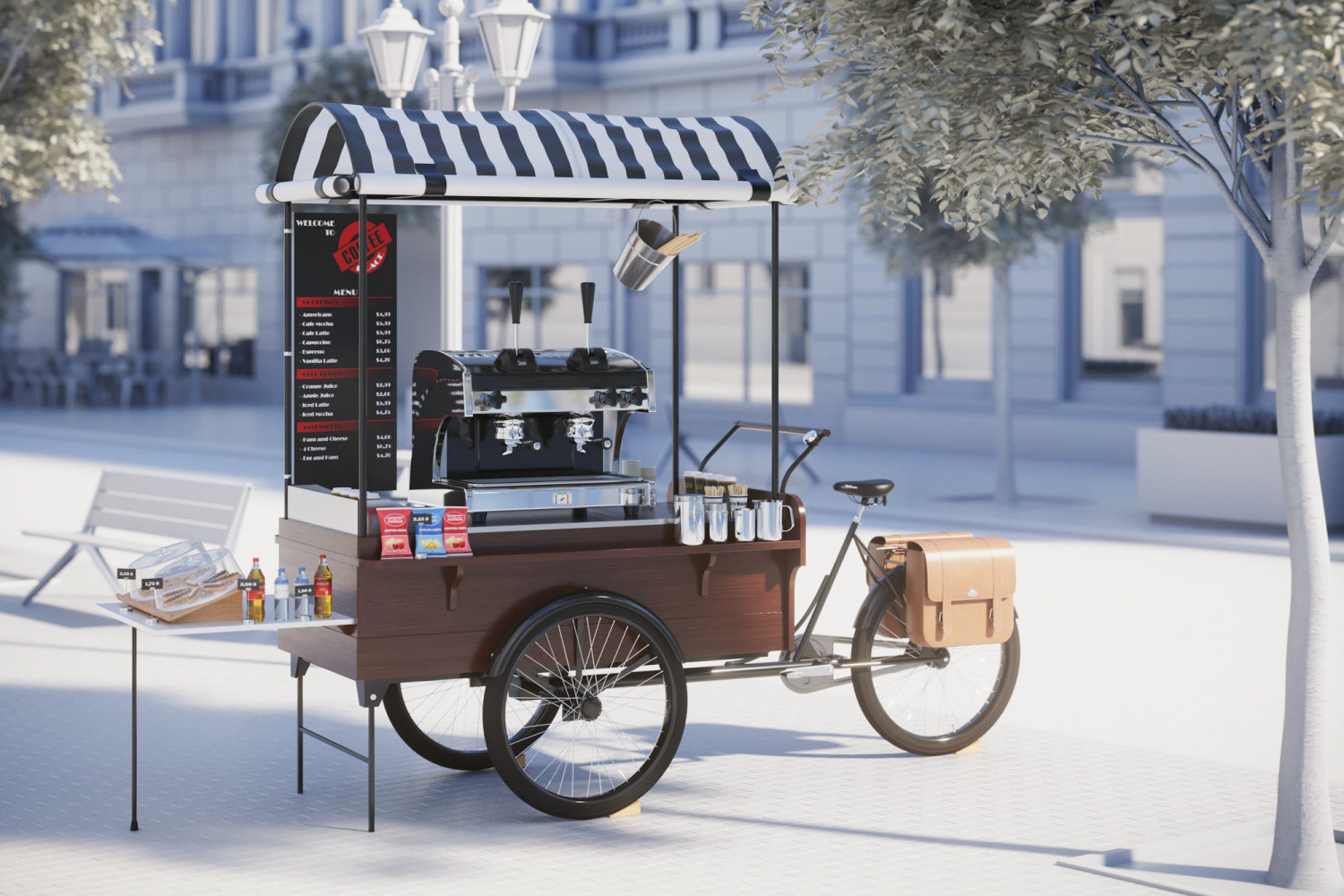 mobile coffee cart business plan